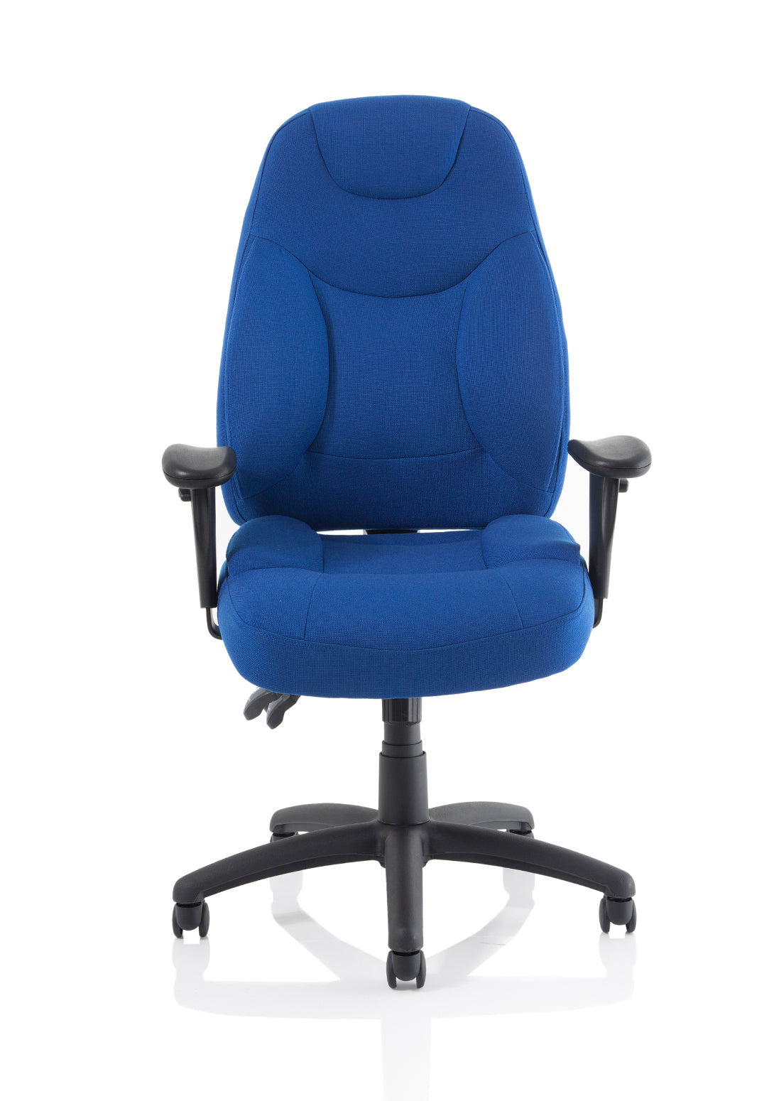 Bizchair Fabric Office Chair With Adjustable Arms Nicholas Mid