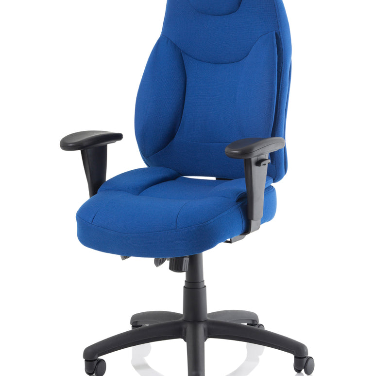 Galaxy Medium Back Task Operator Office Chair with Adjustable Arms