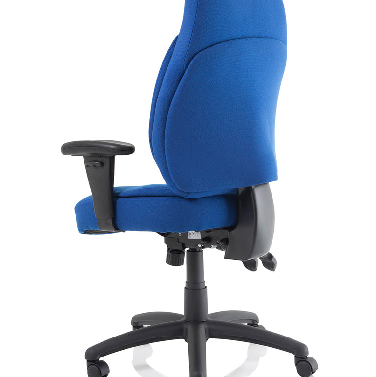 Galaxy Medium Back Task Operator Office Chair with Adjustable Arms