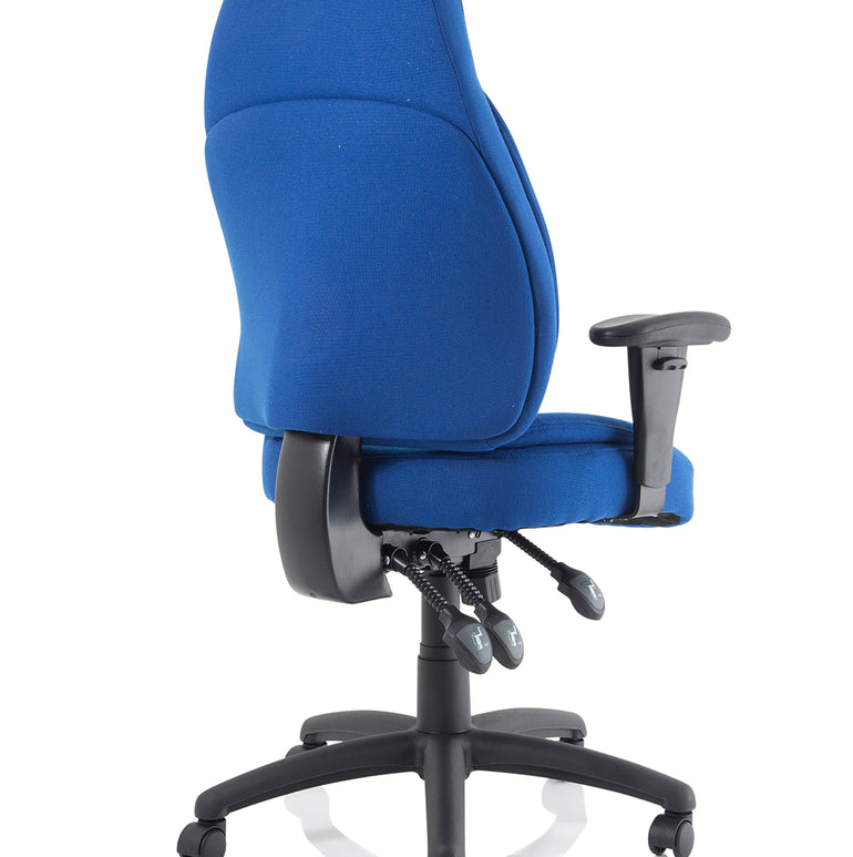 Galaxy Medium Back Task Operator Office Chair with Adjustable Arms