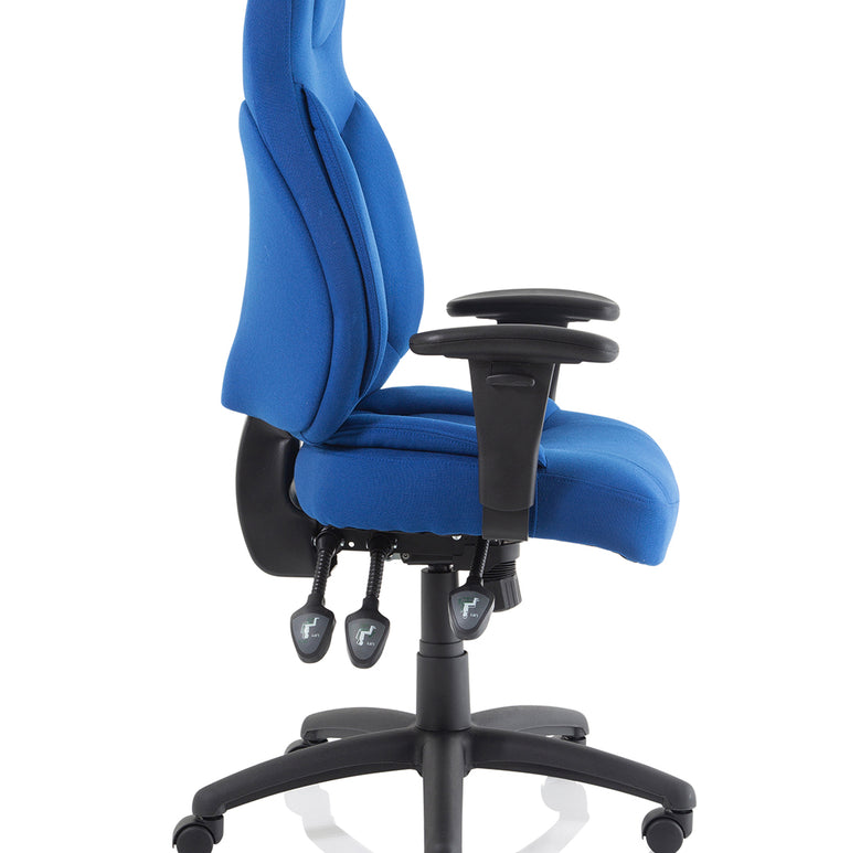 Galaxy Medium Back Task Operator Office Chair with Adjustable Arms