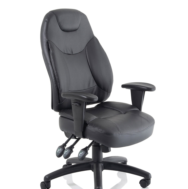 Galaxy Medium Back Task Operator Office Chair with Adjustable Arms