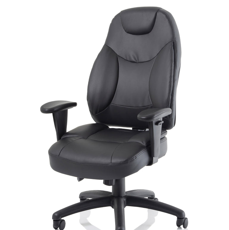 Galaxy Medium Back Task Operator Office Chair with Adjustable Arms