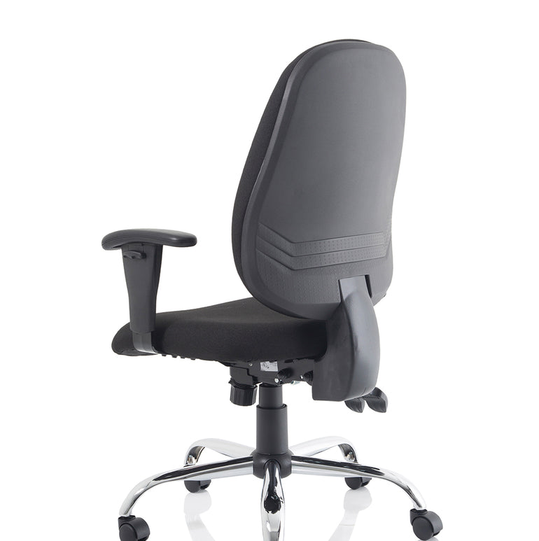 Lisbon Medium Back Task Operator Office Chair with Height Adjustable Arms
