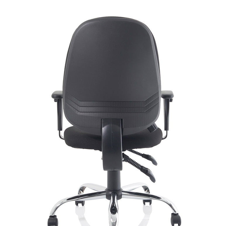 Lisbon Medium Back Task Operator Office Chair with Height Adjustable Arms