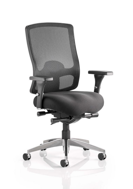 Regent High Mesh Back Ergonomic Task Operator Office Chair with Arms
