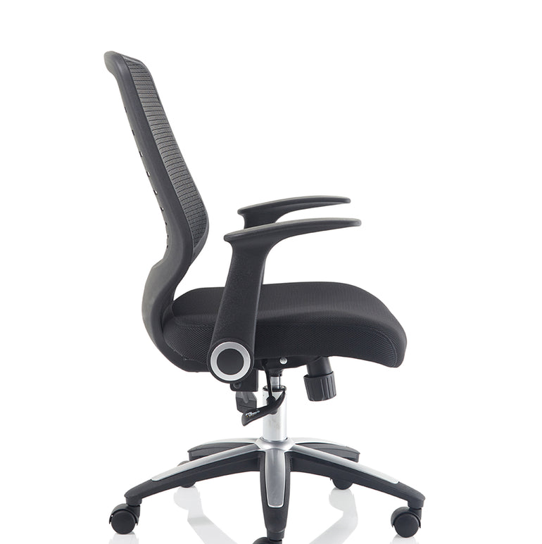 Relay Medium Mesh Back Task Operator Office Chair with Arms