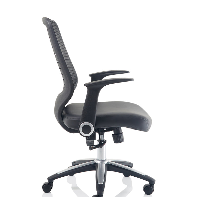 Relay Medium Mesh Back Task Operator Office Chair with Arms