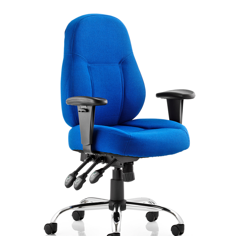 Storm High Back Task Operator Office Chair with Arms