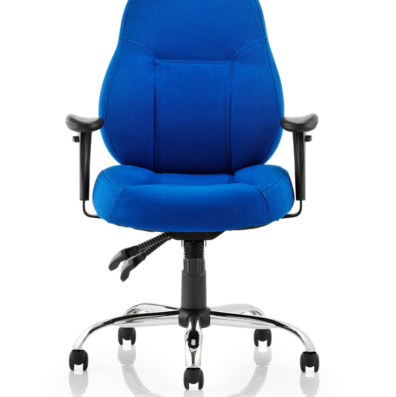 Storm High Back Task Operator Office Chair with Arms