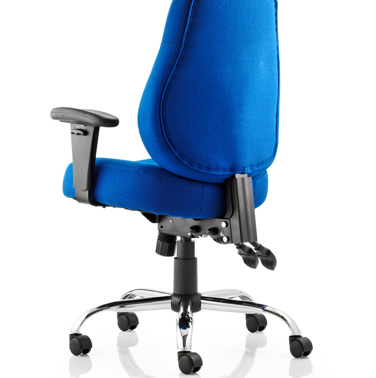 Storm High Back Task Operator Office Chair with Arms