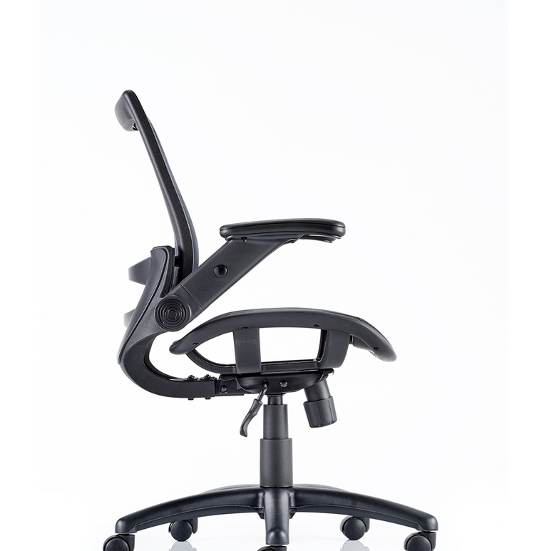 Fuller Medium Mesh Back Task Operator Office Chair with Folding Arms