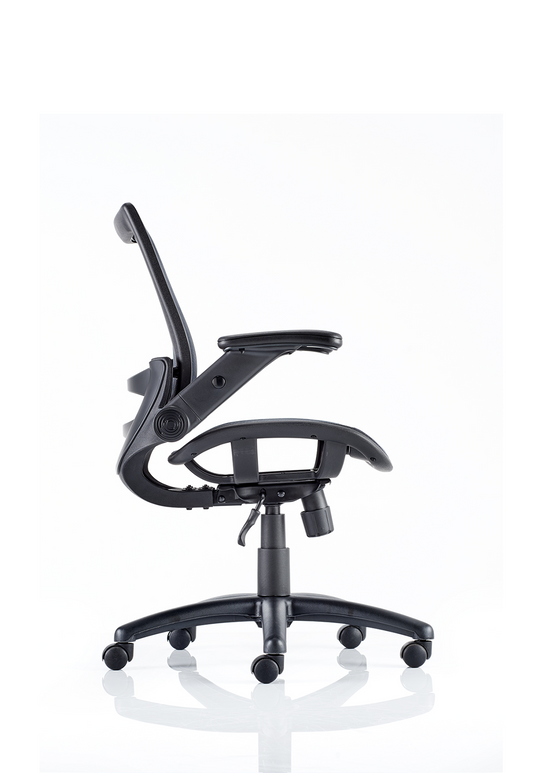 Fuller Medium Mesh Back Task Operator Office Chair with Folding Arms