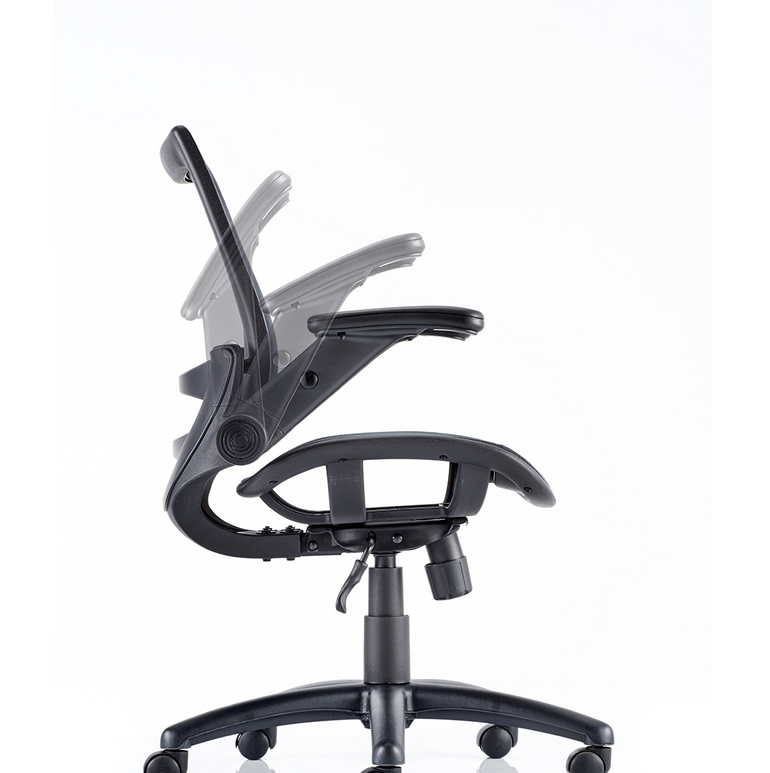 Fuller Medium Mesh Back Task Operator Office Chair with Folding Arms