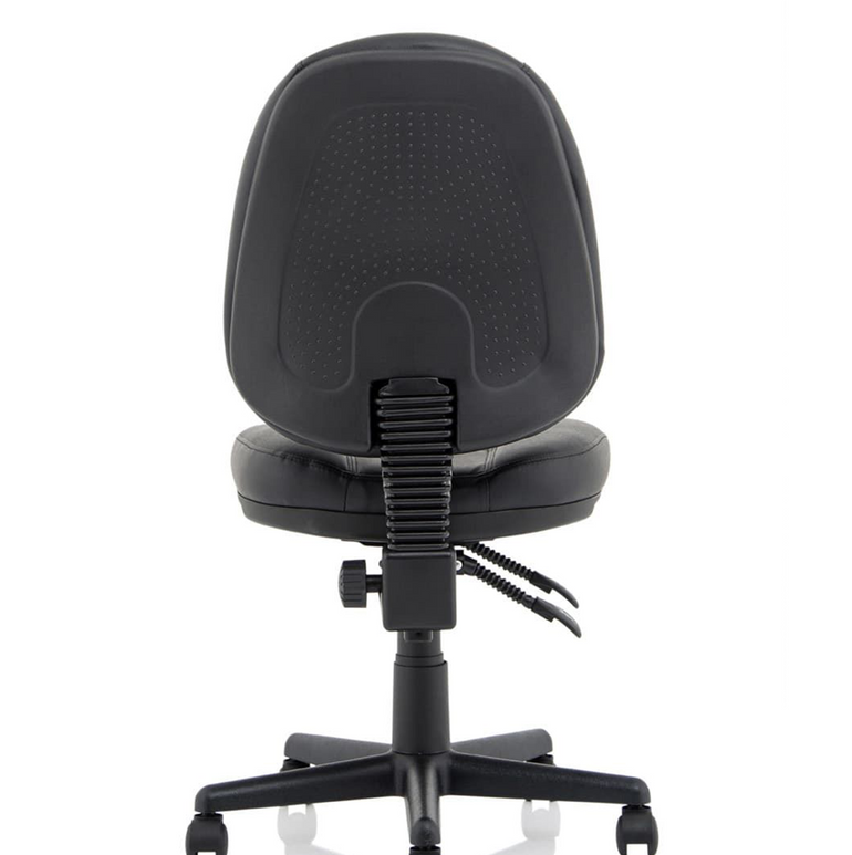 Jackson Medium Back Black Leather Task Operator Office Chair