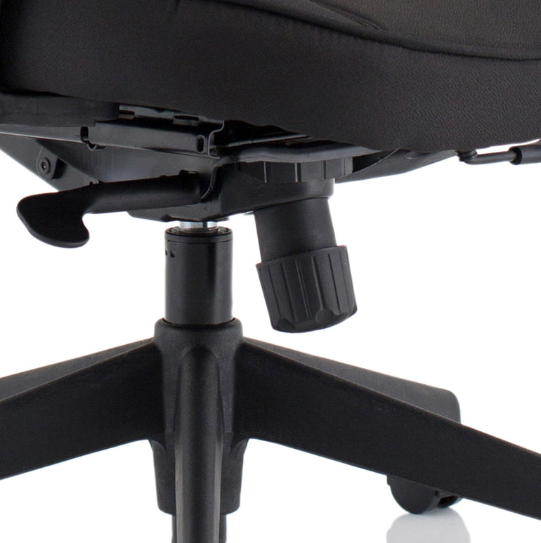 Denver High Mesh Back Black Task Operator Office Chair with Arms